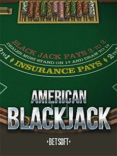 A blackjack table game tile