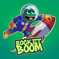 Cover art for Rocket Boom, a Crash original minted with Bluestuff Mint